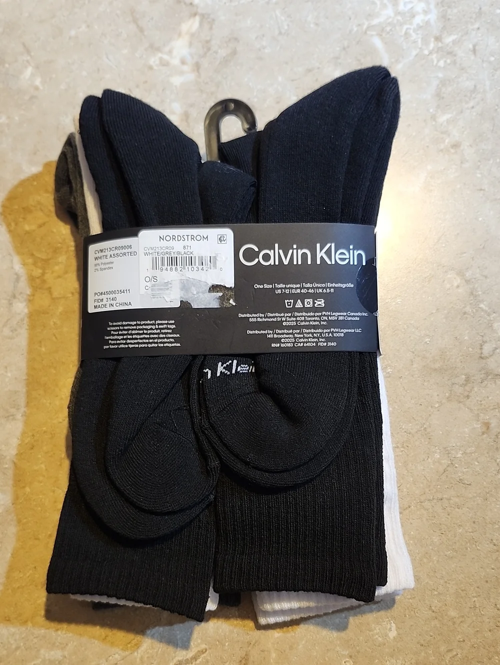 Calvin Klein Men's Cushioned Crew Socks 5 Pair